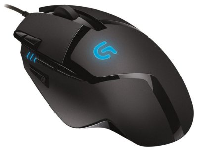  (910-004067) Logitech Gaming Mouse G402 Hyperion Fury USB Optical & Fusion Engine, 240 - 4,000