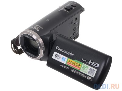  Panasonic HC-V270EE-K (FullHD, 1080P, 90x zoom, SD, HDMI, WiFi/NFC)