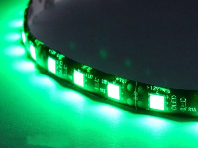    DLED SMD 5050 18Led 30cm Green Glow 983 (2 )