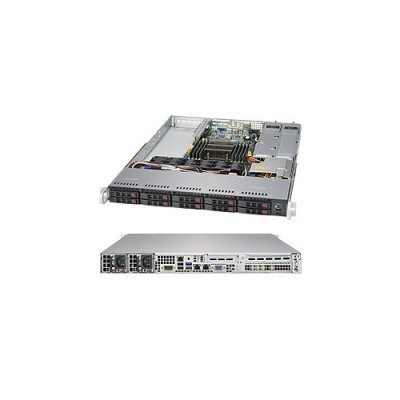   Supermicro SYS-1018R-WC0R 1U LGA2011-3 C612 8xDDR4 10x2.5" 2xGigabit Ethernet 2