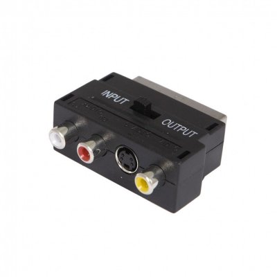  Scart (m) - S-video (f) + 3xRCA (f) (Buro BSP005) ()