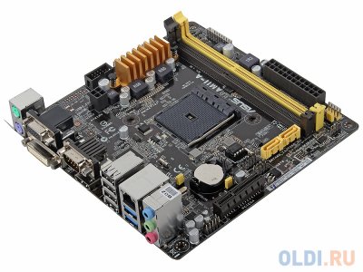   ASUS AM1I-A (SAM1, 2*DDR3, PCI-E4x, SVGA, DVI, HDMI, SATA, GB Lan, mini-ITX, Retai