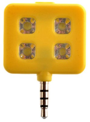  SkinBox LED Flash 4  jack 3.5mm Yellow 