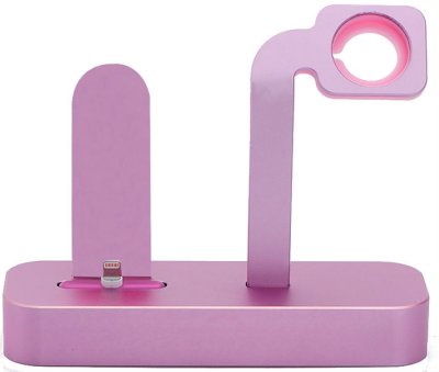  - COTEetCI Base Dock  iPhone / Apple Watch Pink