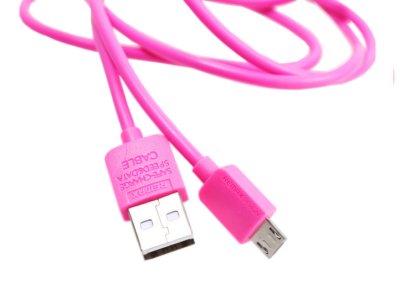   Remax Light Speed Cable USB - Micro USB Pink 100cm RM-000098