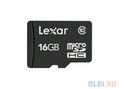  MicroSD 16Gb Lexar (LSDMI16GABEUC10A) Class 10 microSDHC + 