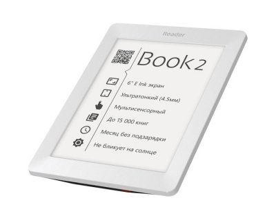   Reader Book 2 6" E-ink Pearl 800x600 256Mb 4Gb  RB2-BK-RU
