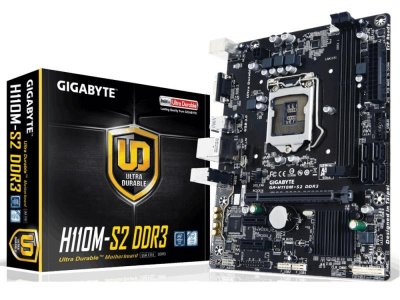   GigaByte GA-H110M-S2 Socket 1151 H110 2xDDR3 1xPCI-E 16x 2xPCI 1xPCI-E 1x 4xSATAII