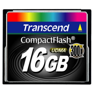 16Gb   CompactFlash (CF) TRANSCEND (TS16GCF300)  300x