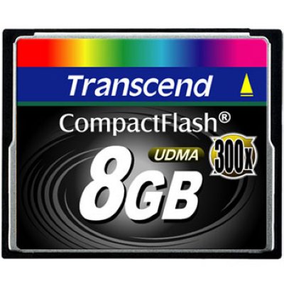 8Gb   CompactFlash (CF) TRANSCEND(TS8GCF300)  300x
