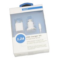 Deppa 11102  +   , USB, 1.2A,  8-pin  Apple, 