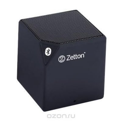 Zetton Cube, Black  Bluetooth- (ZTLSBSCUB)
