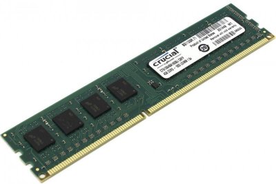  DDR3 4Gb (pc-12800) 1600MHz Crucial, Single Rank (Retail) 1,35V (CT51264BD160BJ)