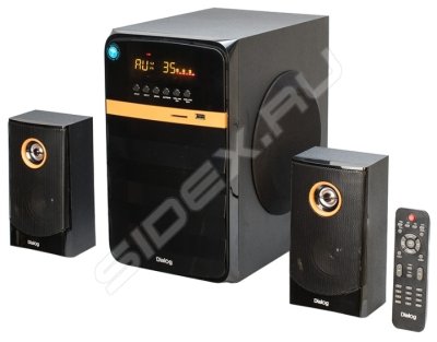  Dialog Progressive AP-240B BLACK 2.1, 50W+2*10W RMS, Bluetooth, USB+SD reader