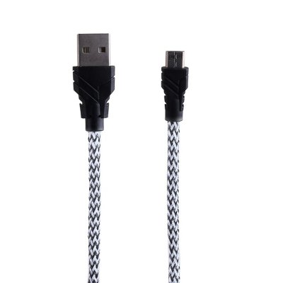   Awei USB - micro USB CL-800 100cm Black-White 52056