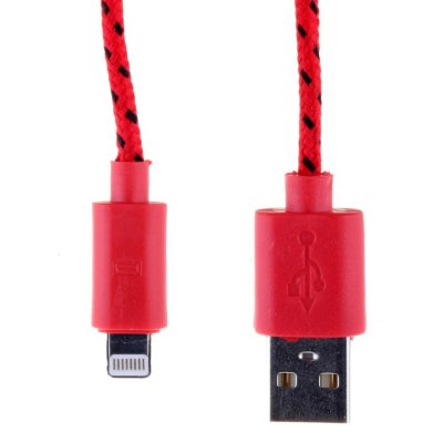   Glossar USB A - APPLE Lightning CORD-1 Red 33944