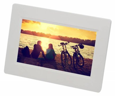   Digma Digital Photo Frame PF-733 White .  (7"LCD, 800x480, SDHC/MMC,