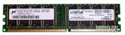   DIMM DDR, 512 , PC-3200, 400 , Crucial, CT6464Z40B