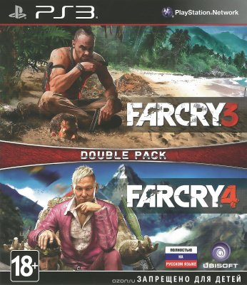  Far Cry 3 + Far Cry 4 (PlayStation 3)