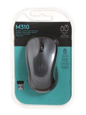  (910-003986) Logitech Wireless Mouse M310 Silver