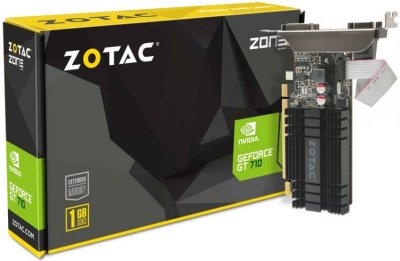  PCI-E 1024Mb GeForce GT710 Zotac ZONE Edition (ZT-71301-20L) [64bit, DDR3] RTL