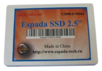  SSD 64Gb Espada (C3000.6-M064, 2.5")