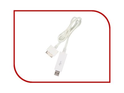  ONEXT USB to 30pin 0.8m White-Blue 60221