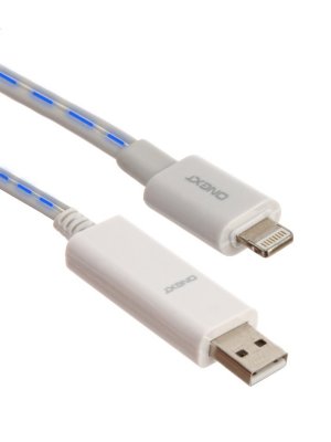  Onext USB to APPLE 8pin 0.8m White-Blue 60219