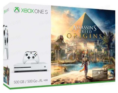   Microsoft Xbox One S + Assassin"s Creed: Origins
