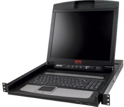  APC 17" Rack LCD Console rack-mountable 1U keyboard, mouse, optional integrated KVM Switch -