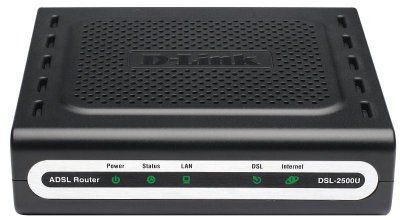  D-Link DSL-2500U ADSL2/2+ Router (AnnexA, 1UTP, 10/100Mbps)