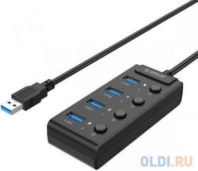  USB Orico W9PH4-BK 4  USB 3.0 