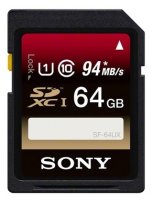   SD 64Gb Sony (SF64UXT) SDXC Class 10 UHS-I