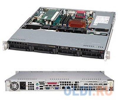  SERVER R11C6 OLDI Computers 0465109 1U/E5-2603v4/noHDD up to 4*2,5"/3,5" HS/DDR4 REG 32gb/Eth