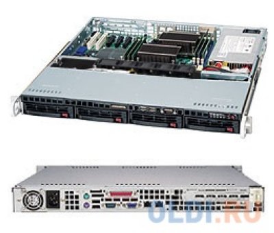  SERVER R11C2 V5 OLDI Computers (0482498) 1U/E3-1220V5*1/noHDD Hot Swap/DDR4 ECC 8gb*1/Eth 1Gb