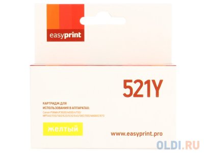  EasyPrint IC-CLI521Y  Canon PIXMA iP4700/MP540/620/980/MX860. . 510 .  