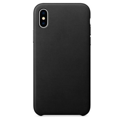   iPhone Apple iPhone X Leather Case Black (MQTD2ZM/A)