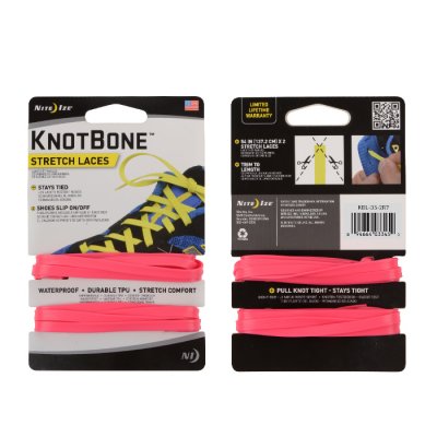   Nite Ize KnotBone Stretch Laces Pink KBL-35-2R7