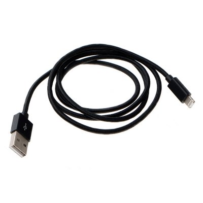  Budi USB - MicroUSB + Lightning M8J175 1m Black