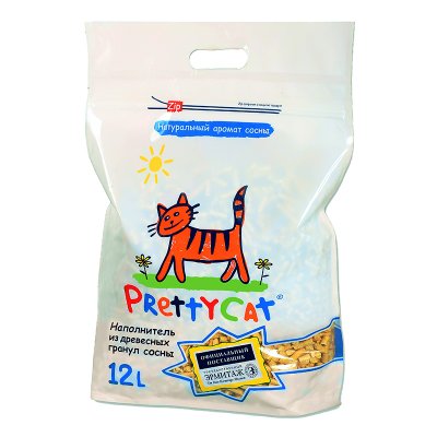  PrettyCat Wood Granules  12L 4Kg 42298