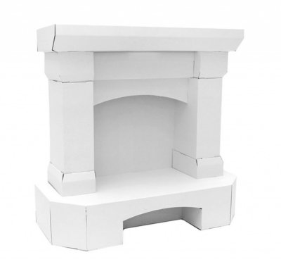    White CD-FIREPLACE-W