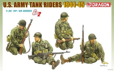 Dragon  Us Army Tank Riders 1944-45 6378