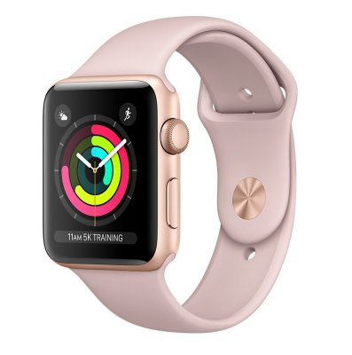   APPLE Watch Series 3 42mm Gold with Pink Sand Sport Band MQL22RU/A