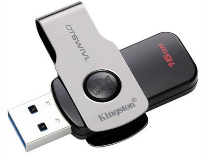  16Gb - Kingston DataTraveler Swivl USB 3.0 Metal DTSWIVL/16GB
