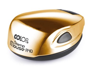     Colop Stamp Mouse R40 d-40mm Gold