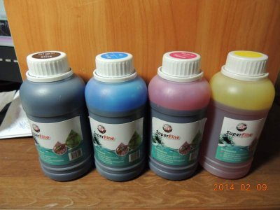  SuperFine  Epson Dye ink ()  250 ml cyan