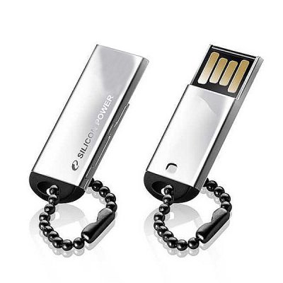- 32Gb USB Flash Drive Silicon Power Touch 830 Silver [USB2.0]