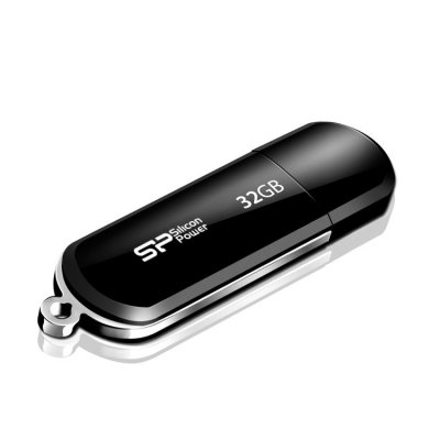 - USB 32  Silicon Power Luxmini 322 Black ( SP032GBUF2322V1K )