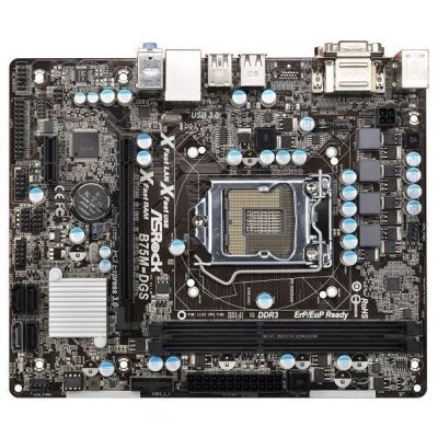 ASRock B75M-DGS   (S1155,B75,mATX,2xDDR3-2200(OC),1xPCI-Ex16,3xSATA2/1xSATA3,GLan,6