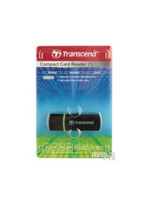  Transcend - Transcend Compact Card Reader P5 TS-RDP5K Black